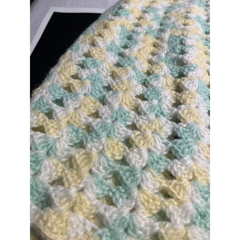 Handmade Crocheted Baby Hooded Cape Poncho Blanket Wrap - Picture 10 of 13